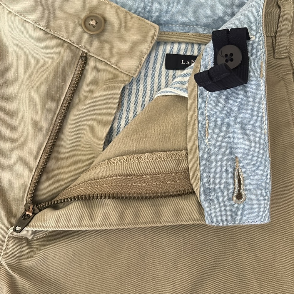 Lands' End Tan Shorts 10 - Picture 3 of 5